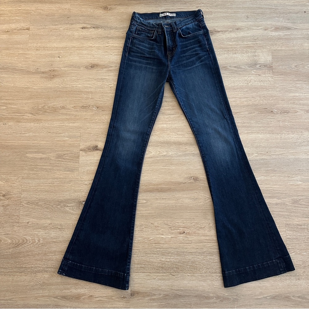 J Brand Women's Blue Flared Jeans